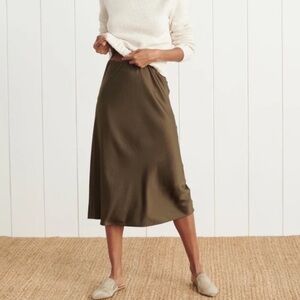 Jenni KayneSlip Skirt in Olive